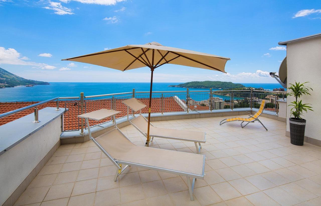 Montelux Apartments Budva Exterior foto
